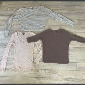 3 Medium Express Sweaters